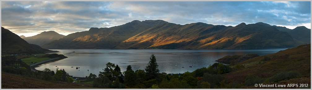 Sunrise at Camas Bàn bay, Arnisdale, Loch Hourn.