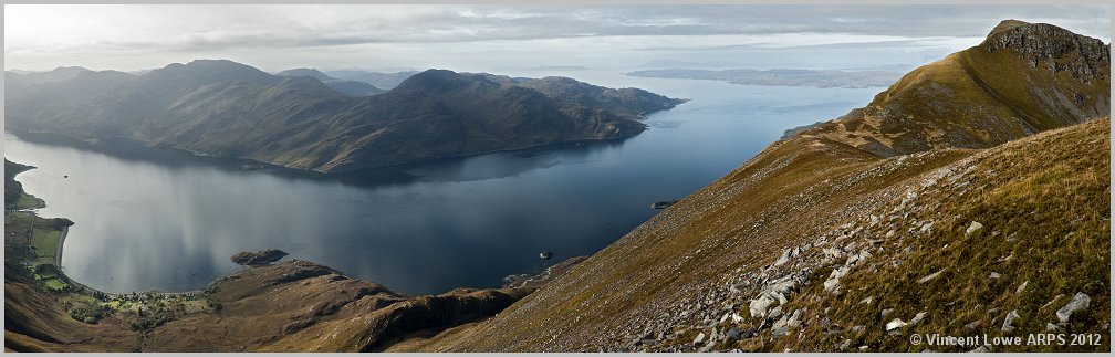 Loch Hourn and Knoydart from Beinn Sgritheall.