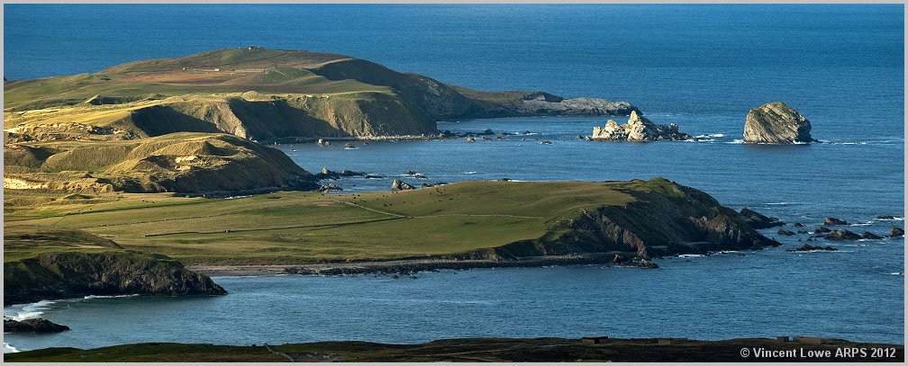 Faraid Head from Beinn Ceannabeinne, Sutherland.