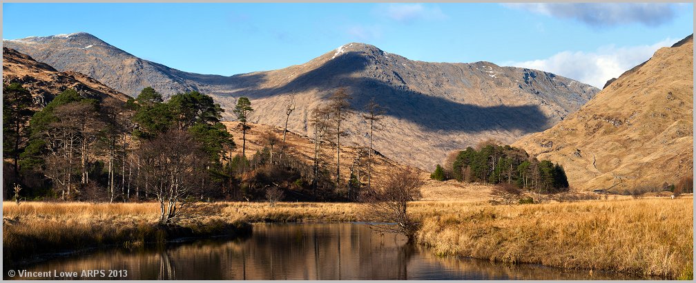 Rois-Bheinn and Sgùrr na Bà Glaise from Glen Moidart.