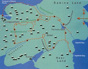 Map of the route