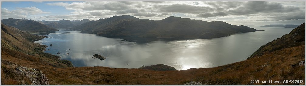 Loch Hourn and Knoydart from Beinn Sgritheall