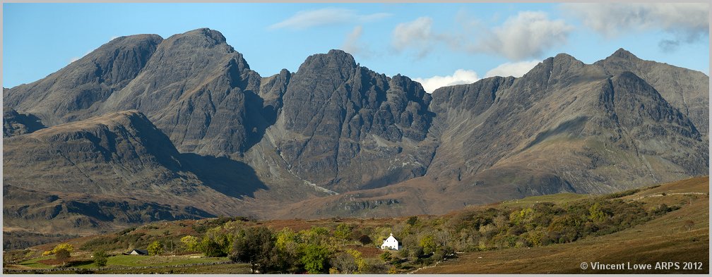 The Bla Bheinn range from Torrin, Isle of Skye.