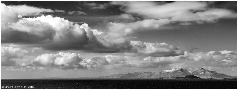 The Isle of Rum from Ardnamurchan Point